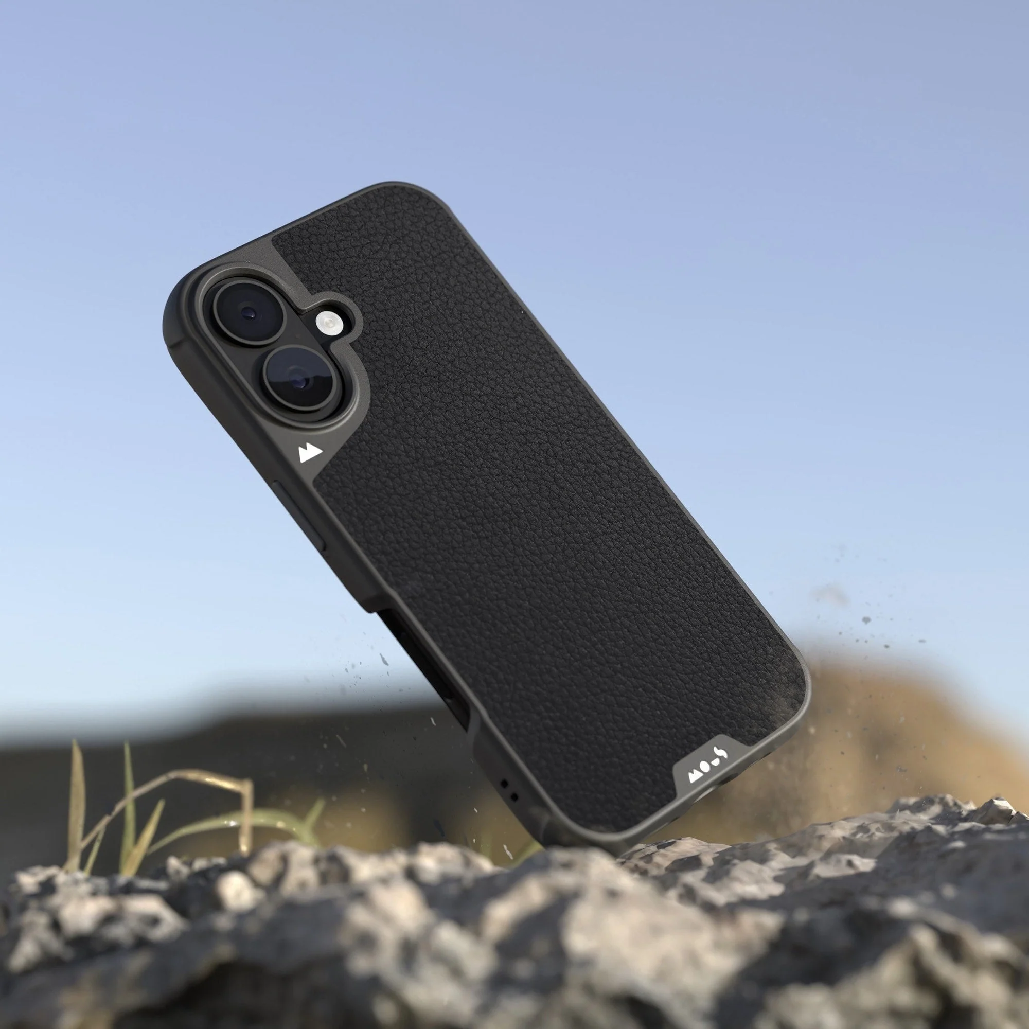 Black Leather Protective Phone Case - Limitless - Image 61