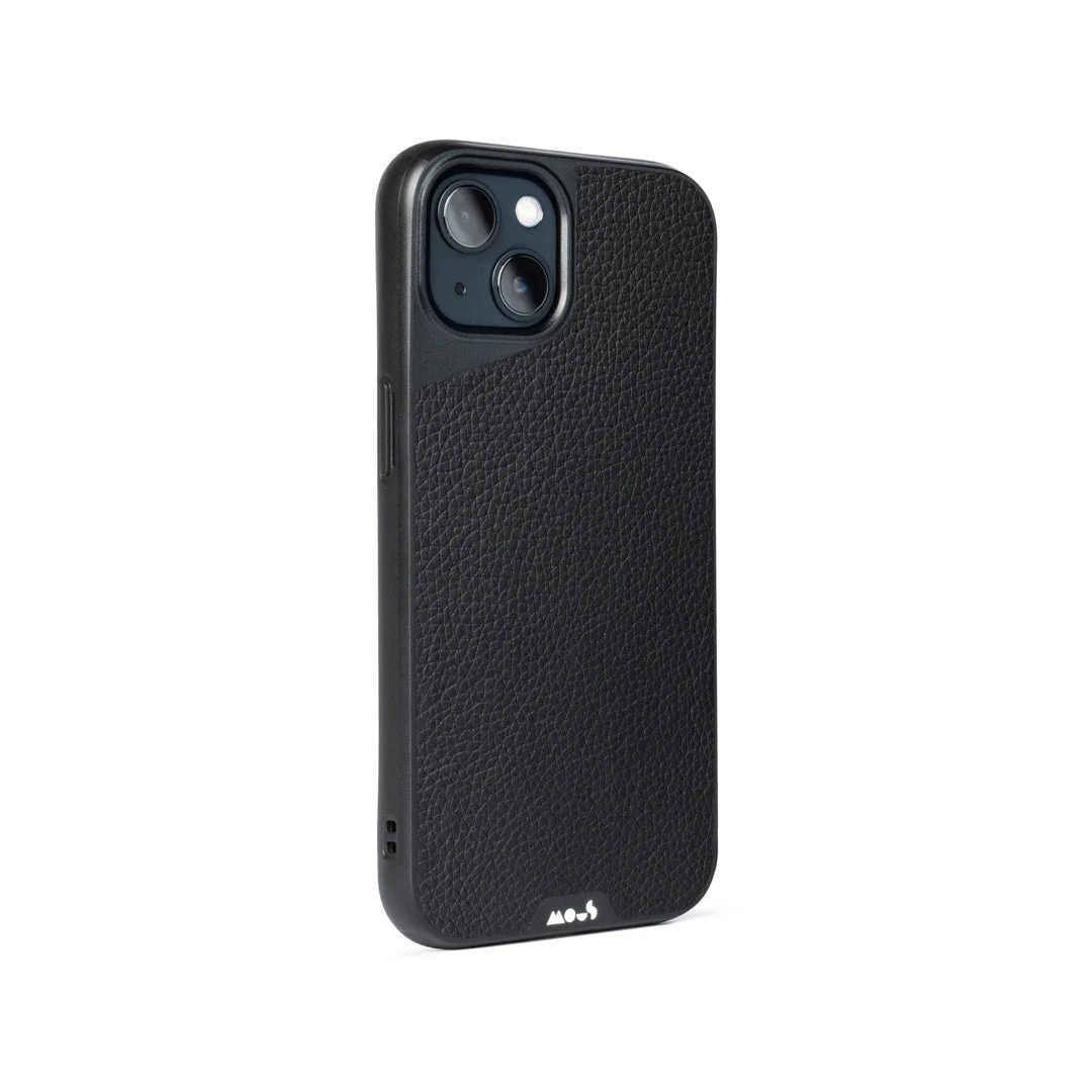 Black Leather Protective Phone Case - Limitless - Image 90