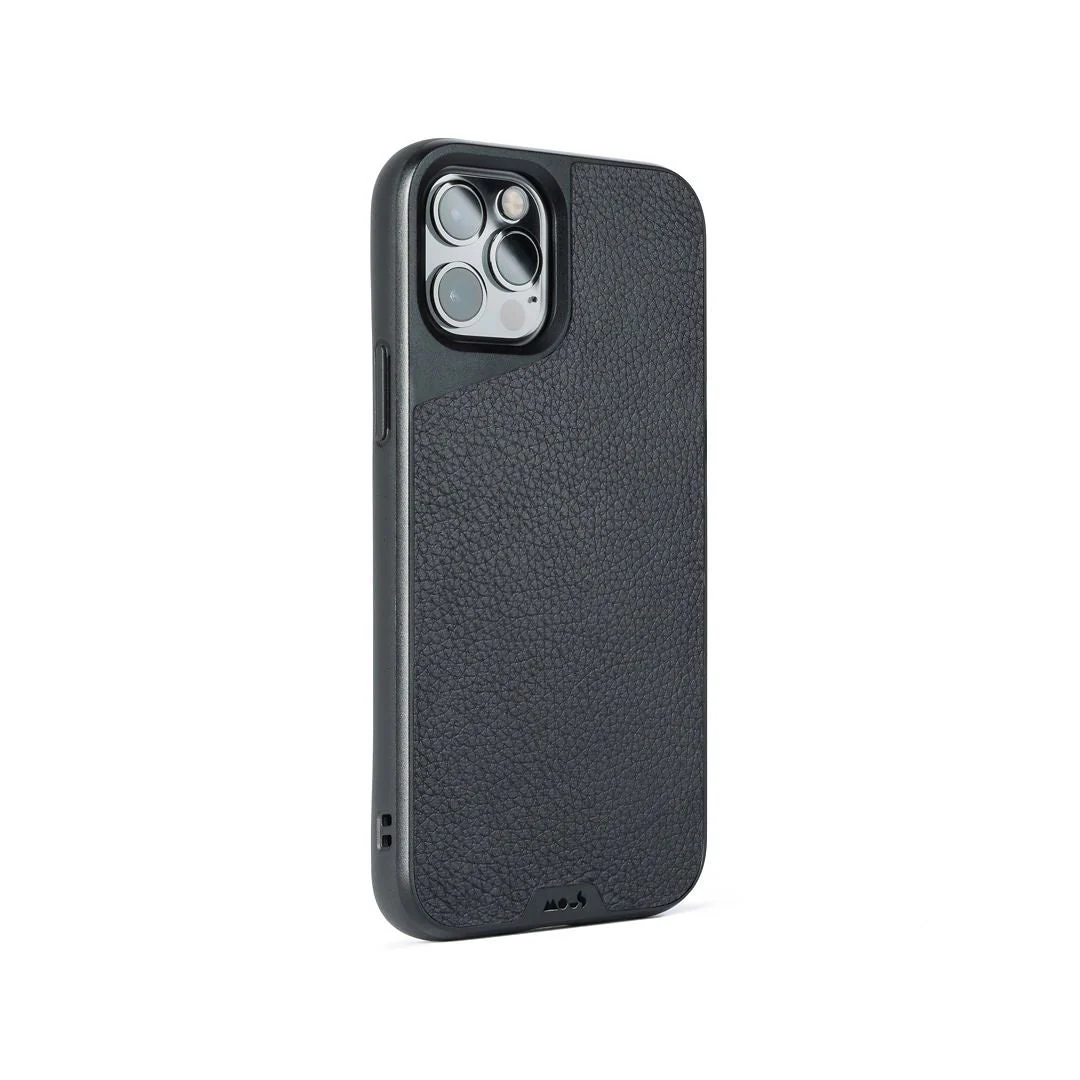 Black Leather Protective Phone Case - Limitless - Image 91