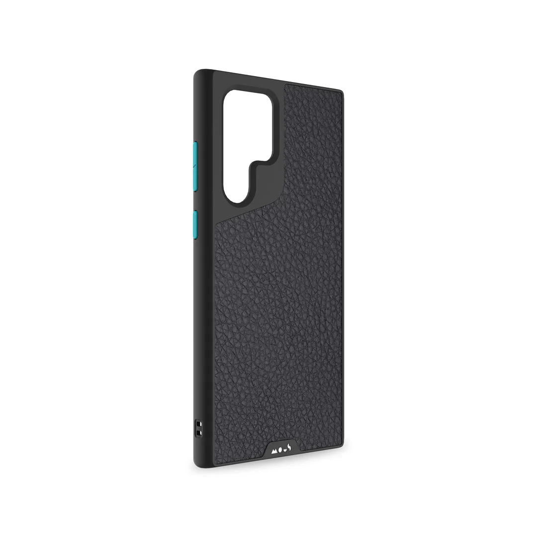 Black Leather Protective Phone Case - Limitless - Image 96