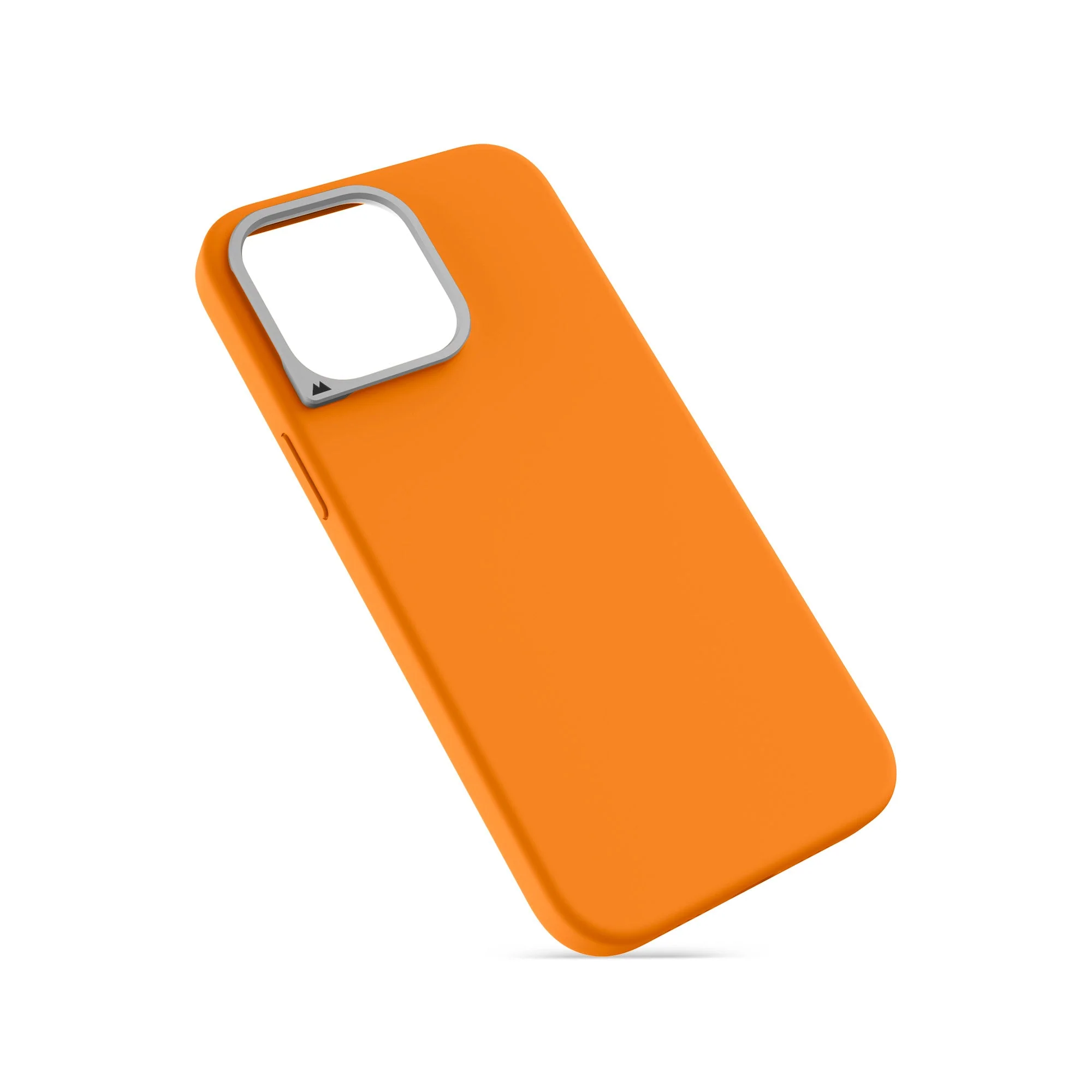 MagSafe® Compatible Tangerine Silicone Phone Case - Minimalist - Image 2