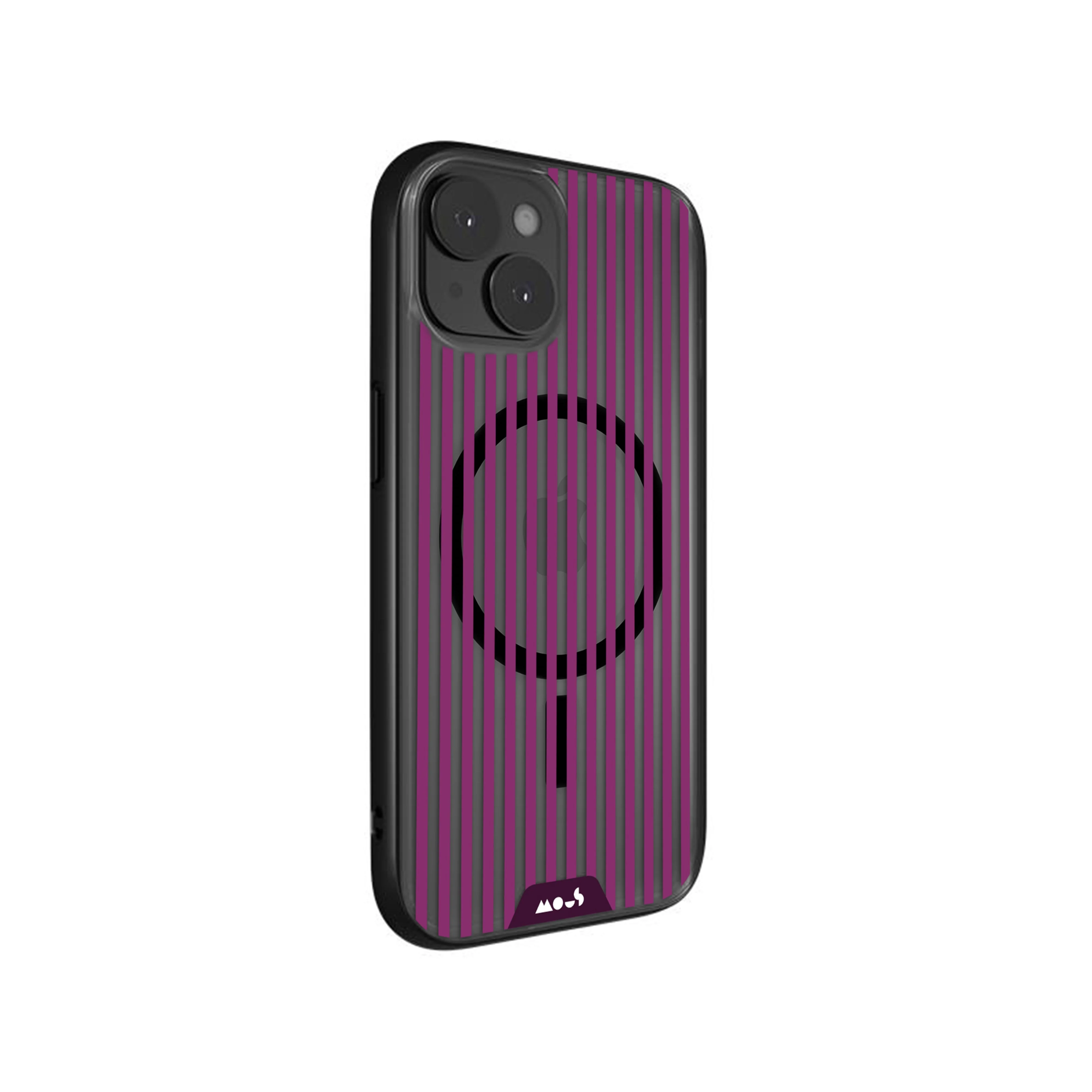 Mulberry Protective Phone Case - Pinstripe MagSafe - Image 3