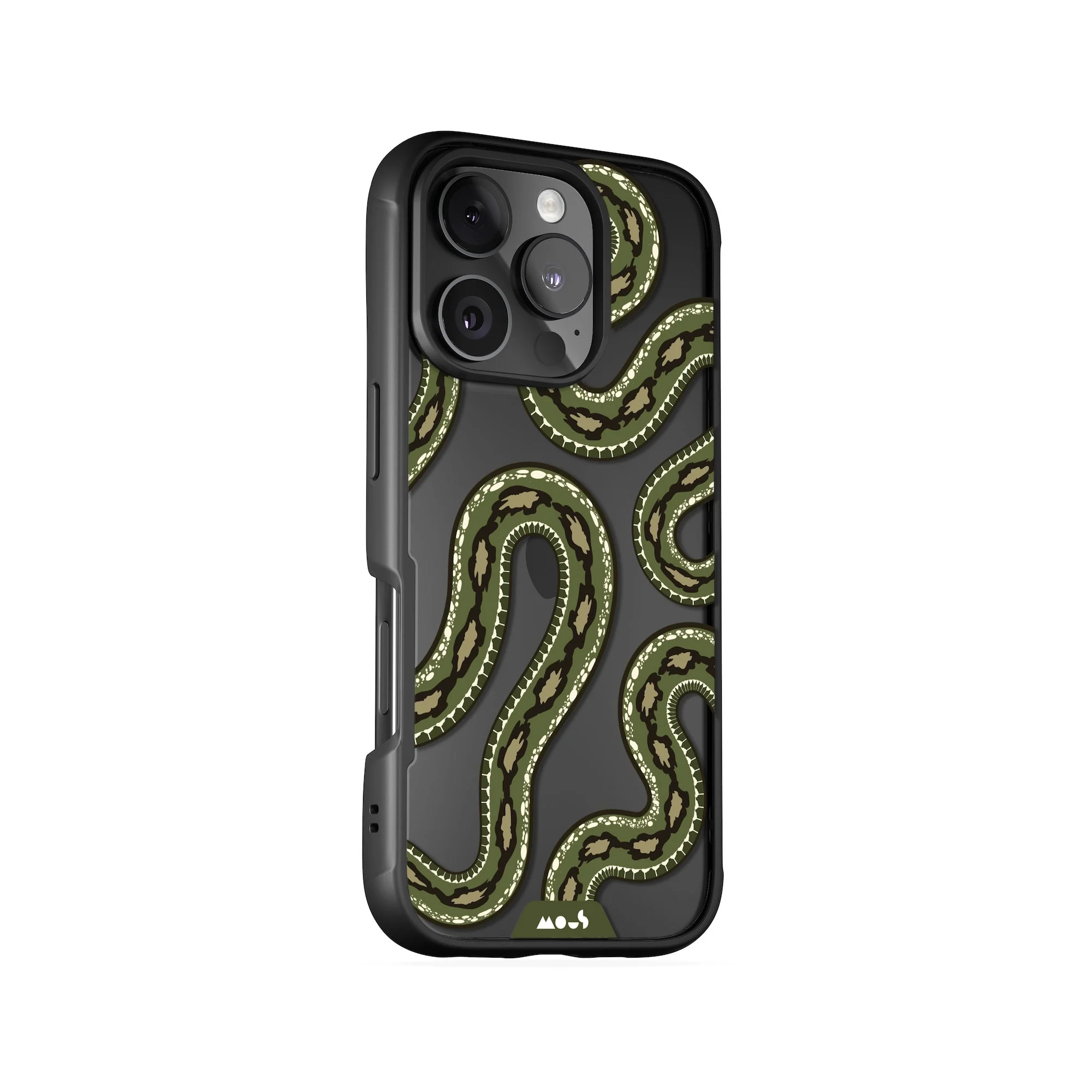 Green Tree Python Protective Phone Case - Serpent - Image 2