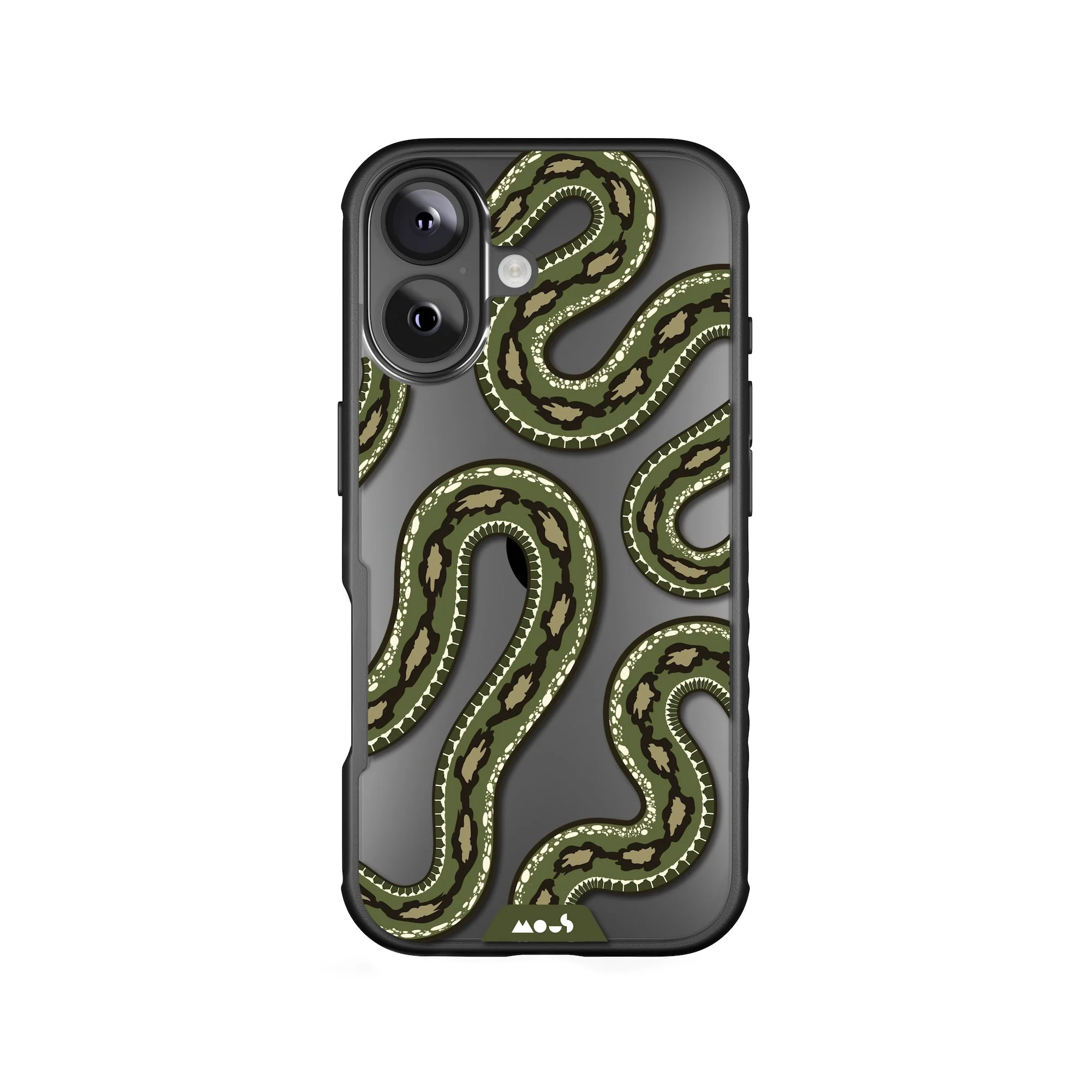 Green Tree Python Protective Phone Case - Serpent - Image 5
