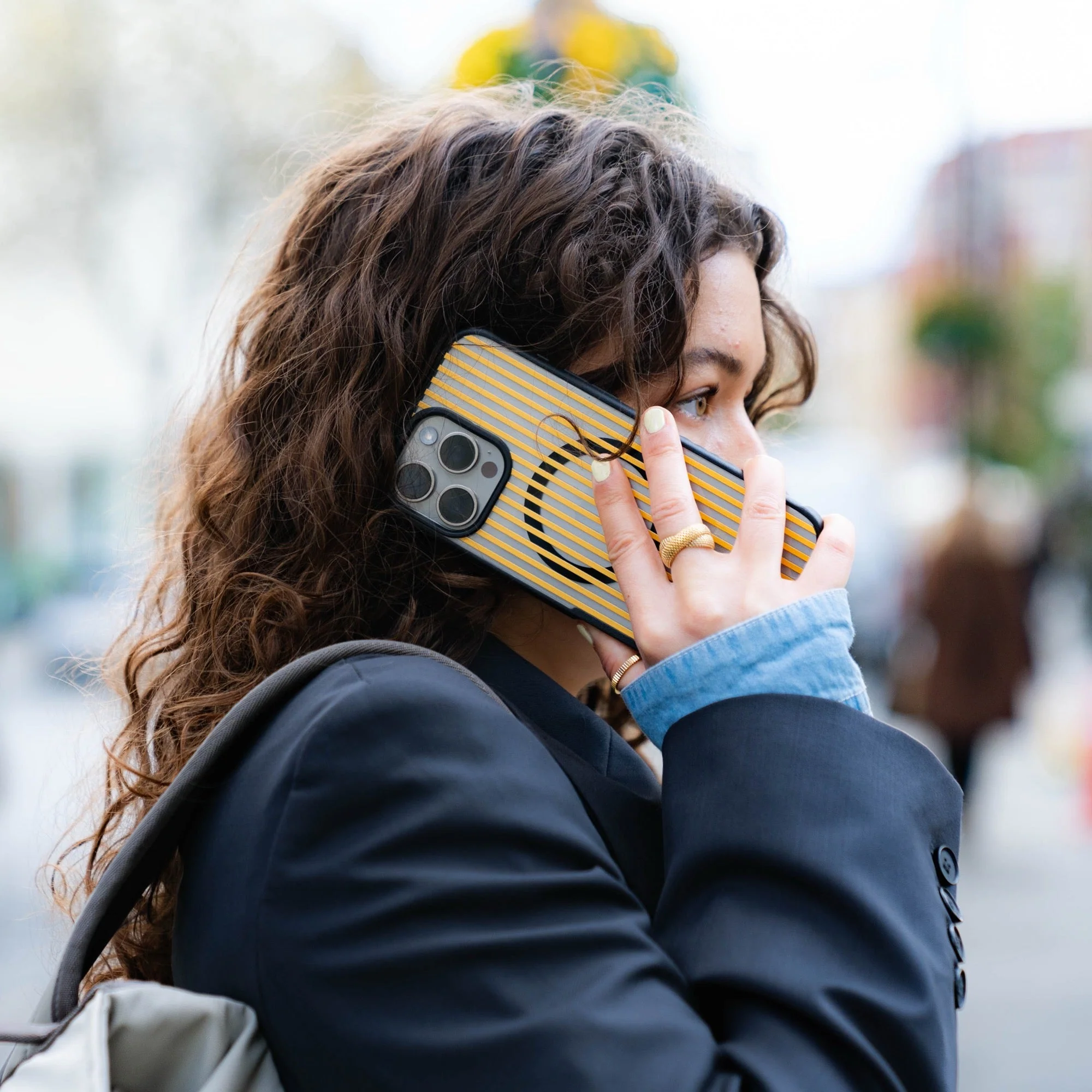Solar Protective Phone Case - Pinstripe MagSafe - Image 3