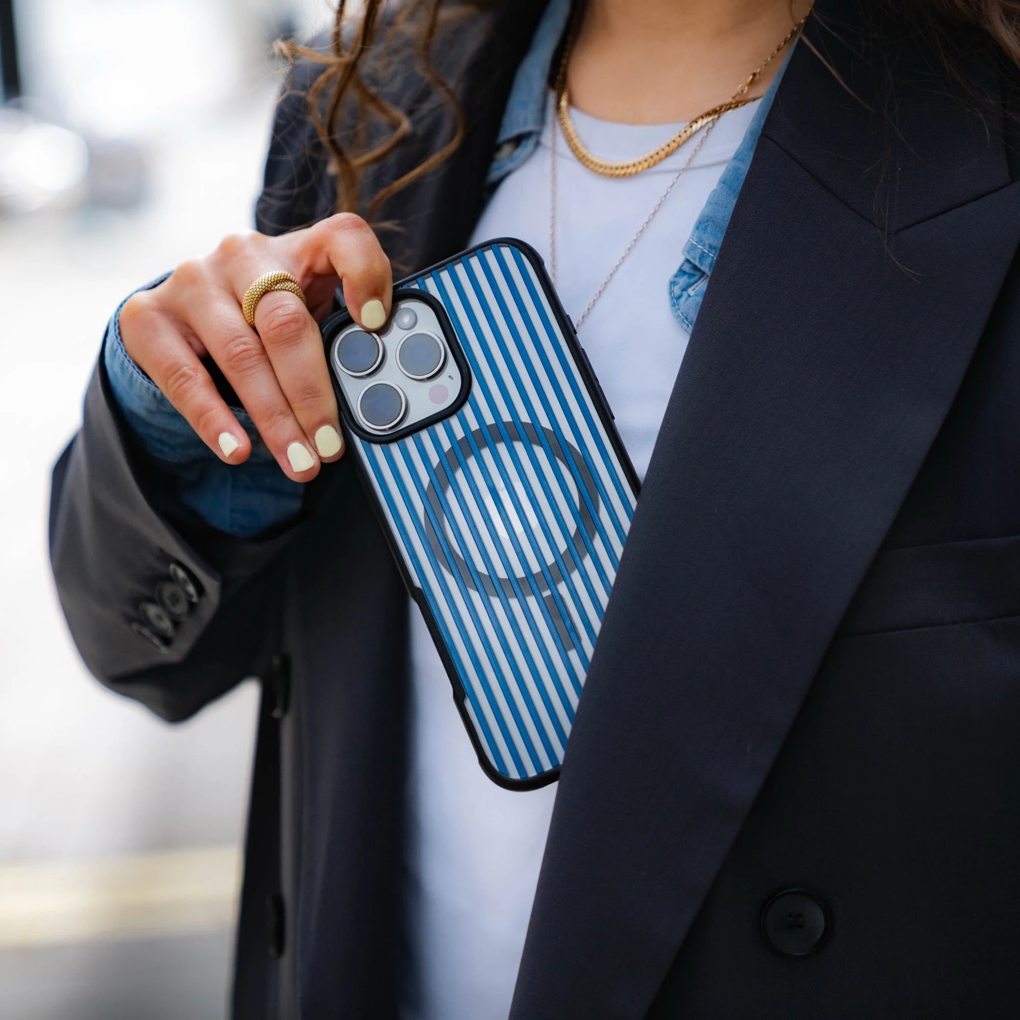Storm Protective Phone Case - Pinstripe MagSafe - Image 13