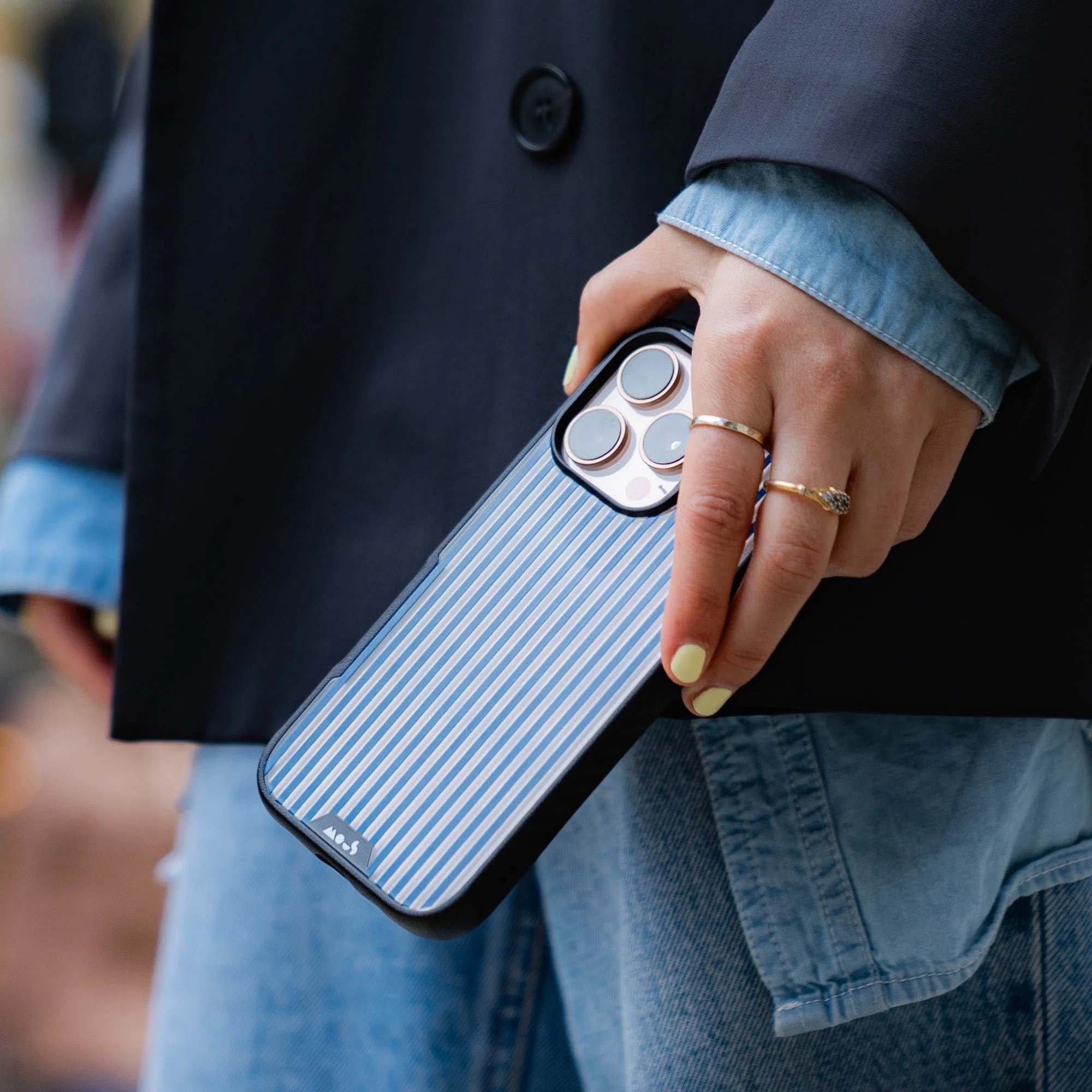 Storm Protective Phone Case - Pinstripe - Image 13