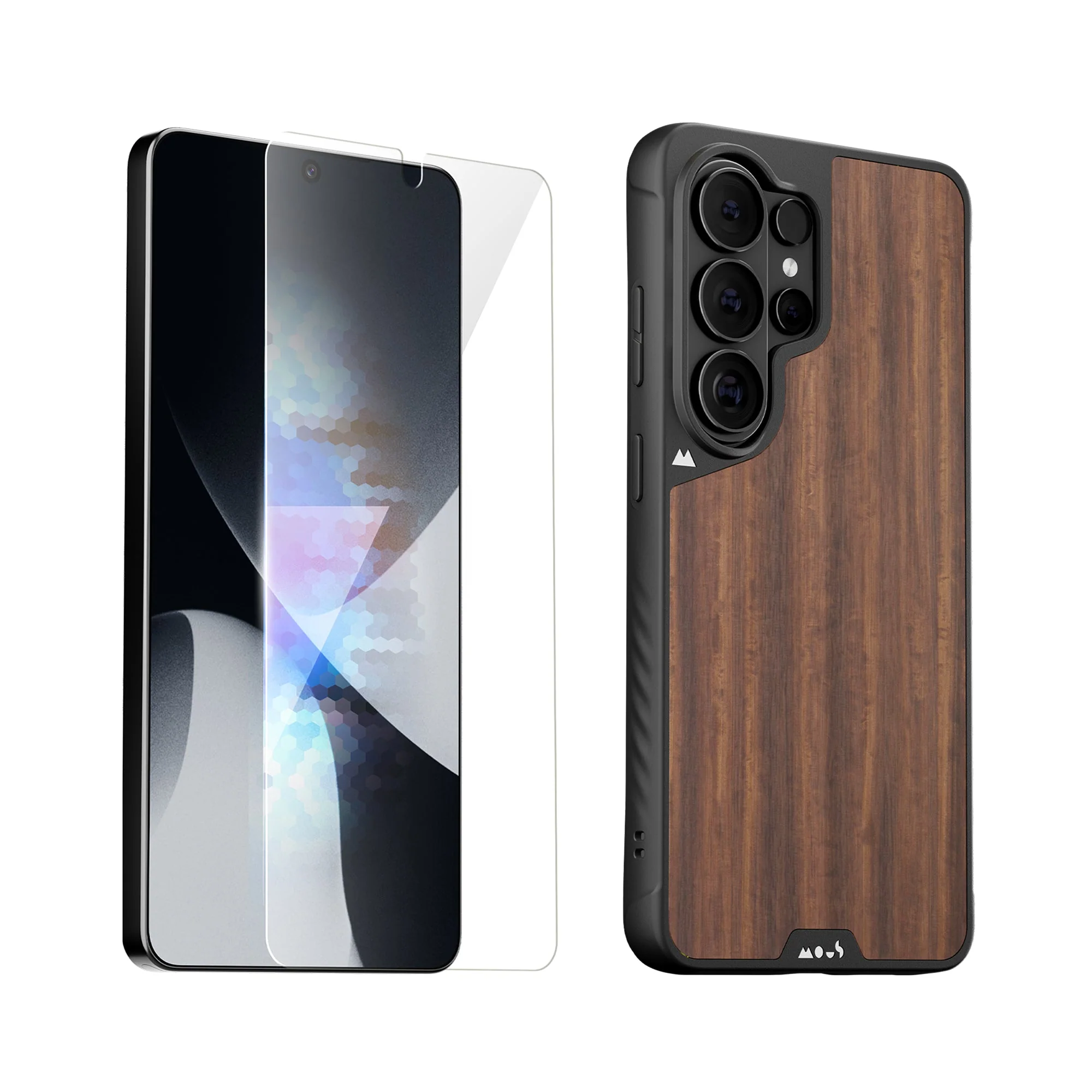 Walnut Protective Case and Screen Protector - Samsung Essentials Kit - Image 2